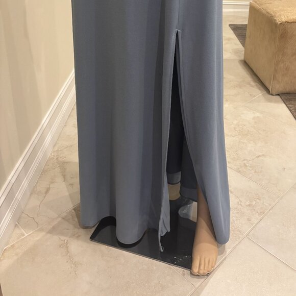 Birdy Grey Spencer Satin Cowl Neck Gown  - Size Small - Picture 5 of 5